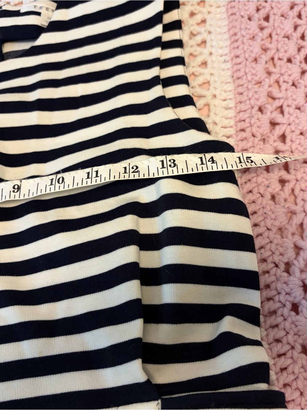Trenery Black and White Striped Midi Dress - Picture 6 of 12